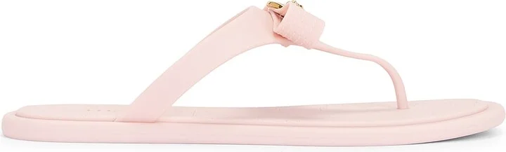 VERSACE Rubber Flip Flop in Pink