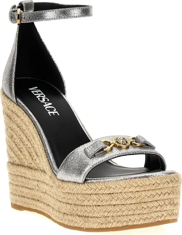 Versace Silver Espadrillas - Image 2