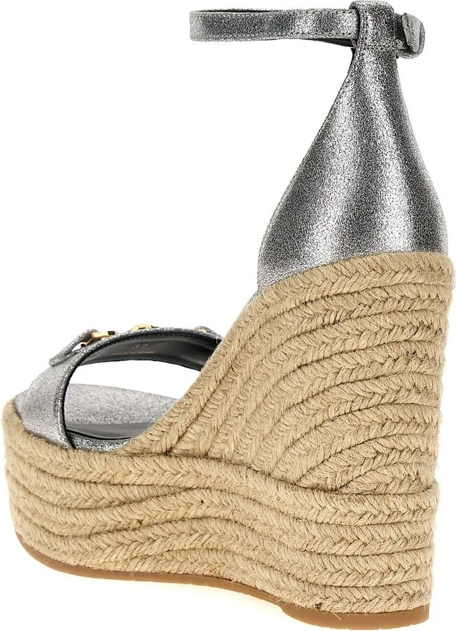 Versace Silver Espadrillas - Image 3
