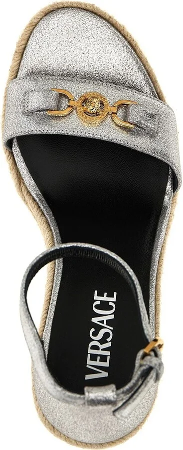 Versace Silver Espadrillas - Image 4