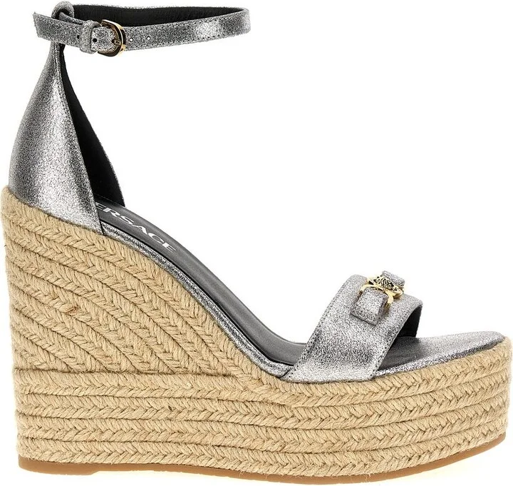 Versace Silver Espadrillas