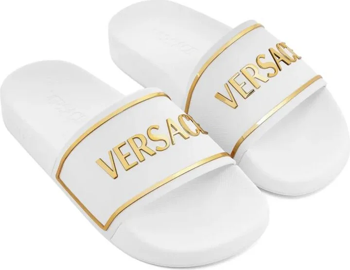 Versace Slide Con Logo Stampato - Image 2
