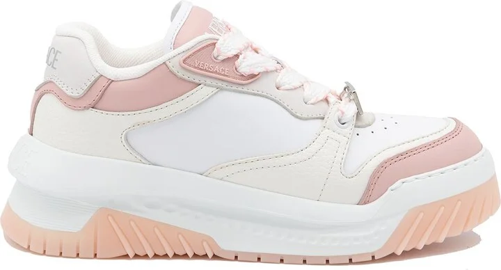 DUSTY ROSE/WHITE
