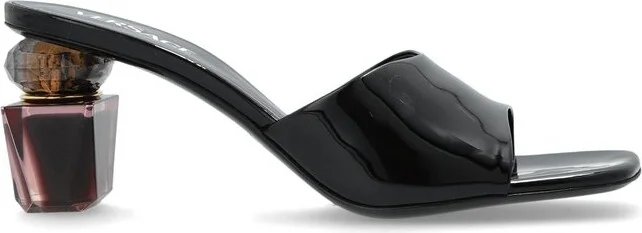 Versace Square-Toe Slip-On Sandals