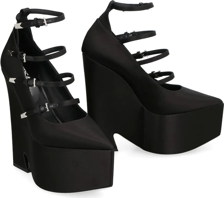 Versace Tempest Platform Pump - Image 3
