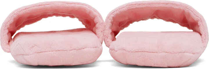 Versace Underwear Pink 'Versace' Allover Slippers - Image 2