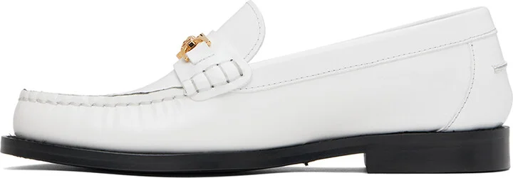 Versace White Medusa '95 Loafers - Image 3