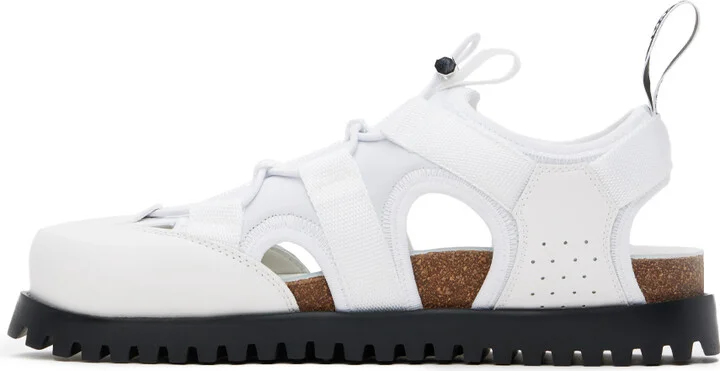 Versace White Medusa Track Sandals - Image 3