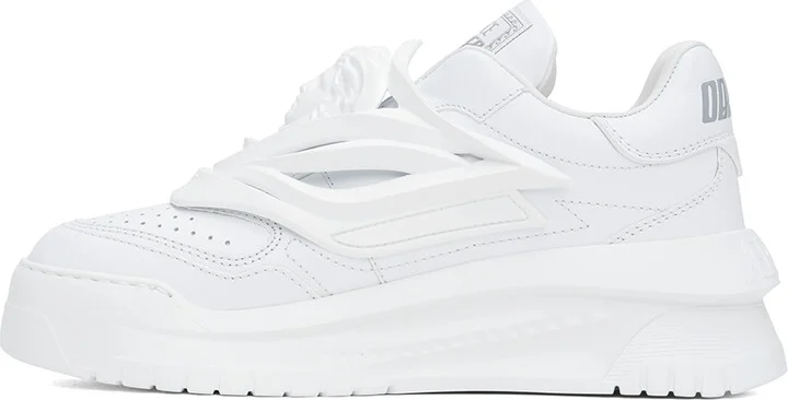 Versace White Odissea Sneakers - Image 3