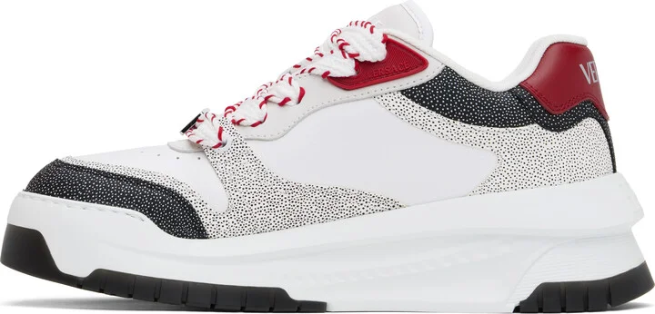 Versace White Odissea Sneakers - Image 3
