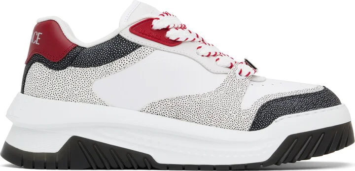 Versace White Odissea Sneakers