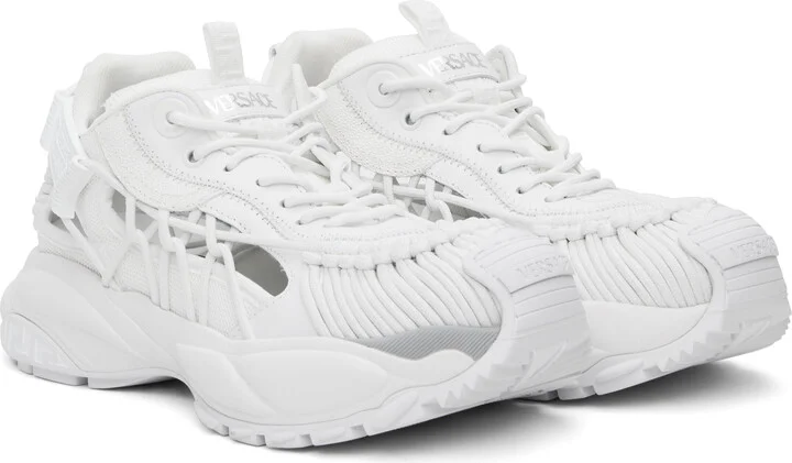 Versace White 'Versace' Mercury M_VS_01 Sneakers - Image 4