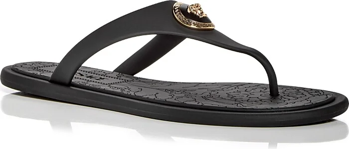 Versace Women's Alia Medusa Thong Sandals