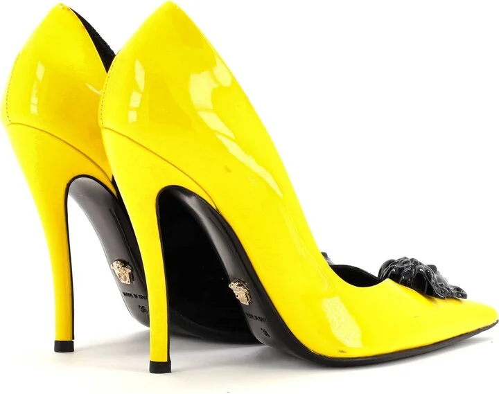 VERSACE Women's La Medusa Pumps Patent - Image 3