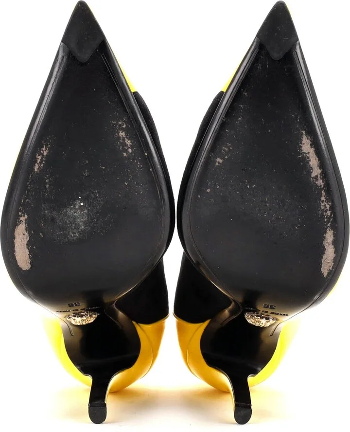VERSACE Women's La Medusa Pumps Patent - Image 4