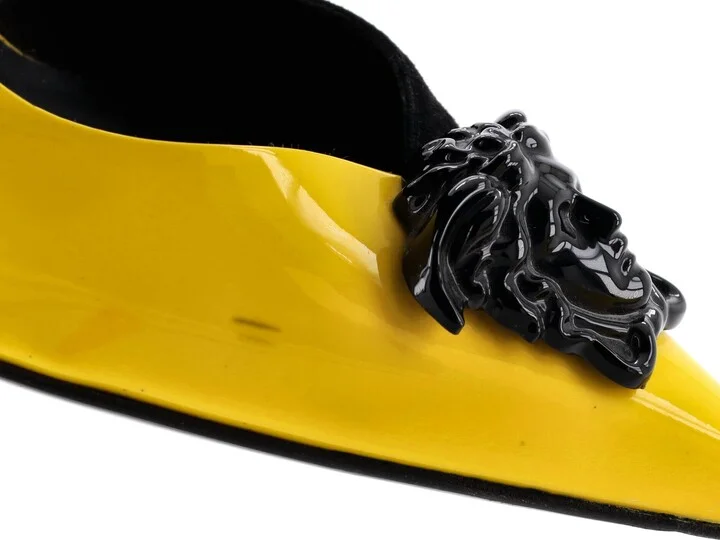 VERSACE Women's La Medusa Pumps Patent - Image 6