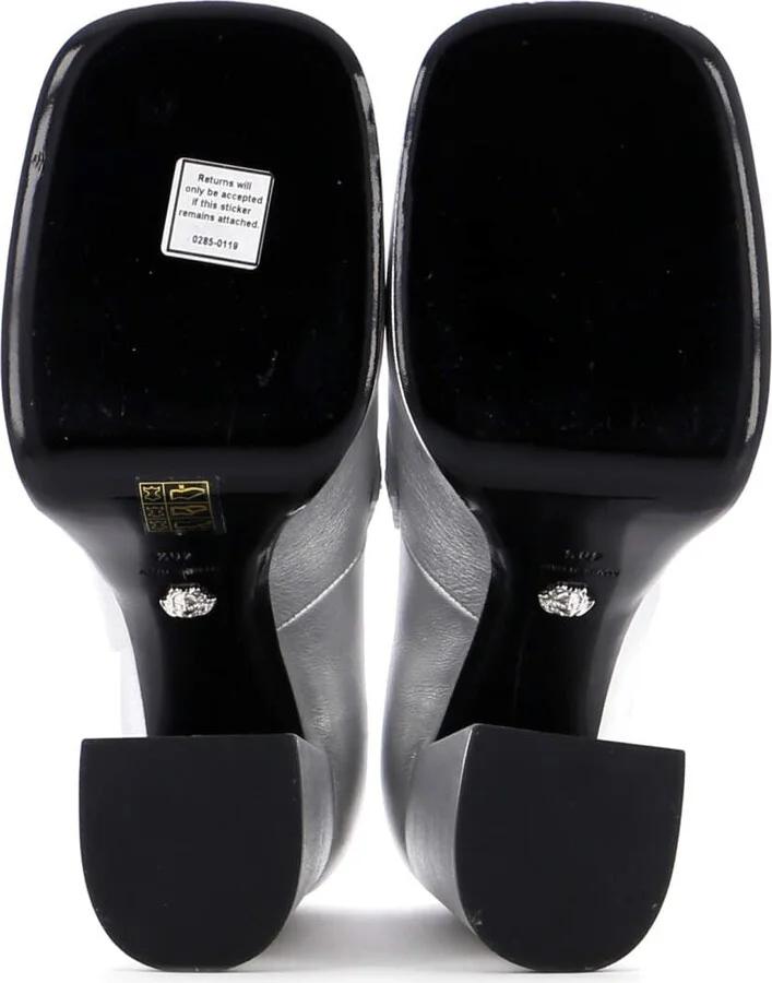 VERSACE Women's Medusa Aevitas Platform Loafers Leather - Image 4