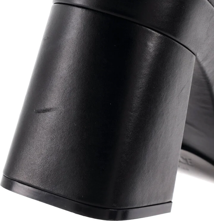 VERSACE Women's Medusa Platform Boots Leather - Image 6