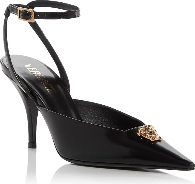 Versace Women's Medusa Pointed Pumps