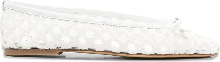 Versilia textured ballet flats