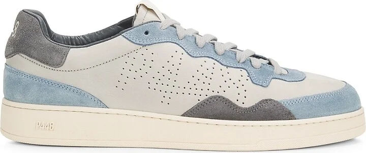 Vert Colorblock Leather Low-Top Sneakers