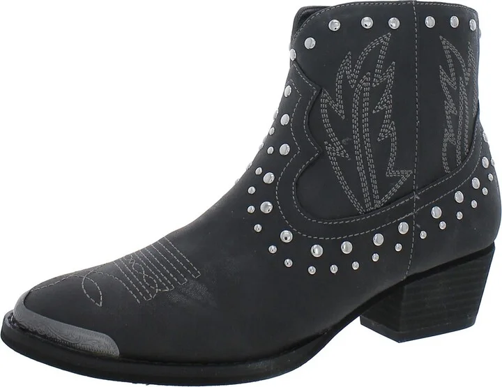 VERUCA Womens Faux Leather Casual Ankle Boots