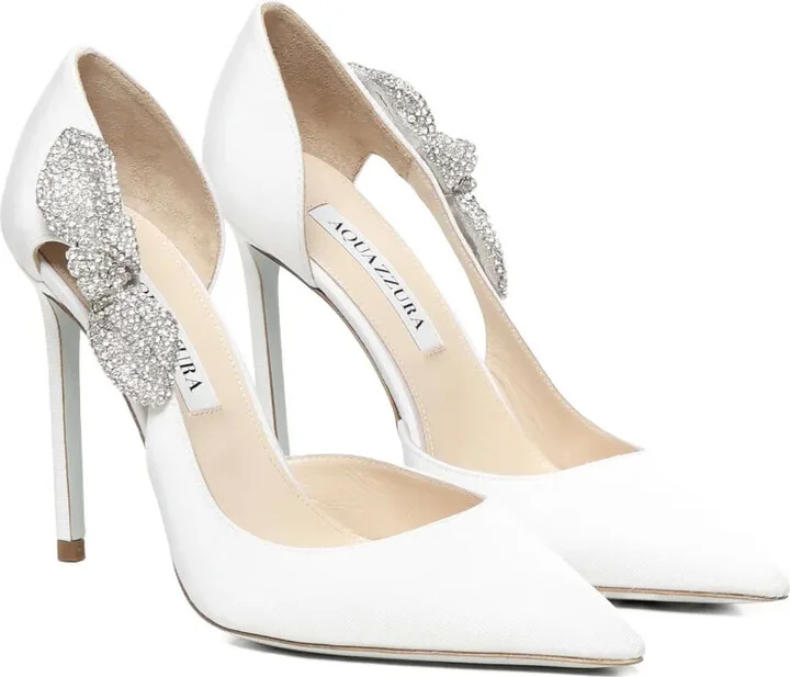 Very Bow crystal-embellished pointed-toe pumps - Image 2