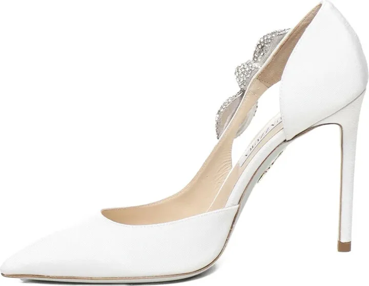 Very Bow crystal-embellished pointed-toe pumps - Image 4