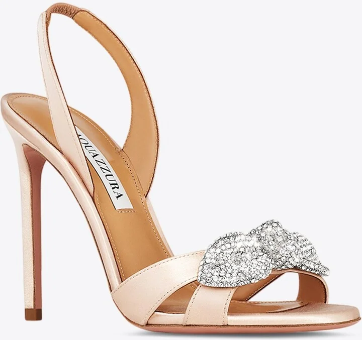 Very Bow Tie 105 Crystal Sandals - Image 2