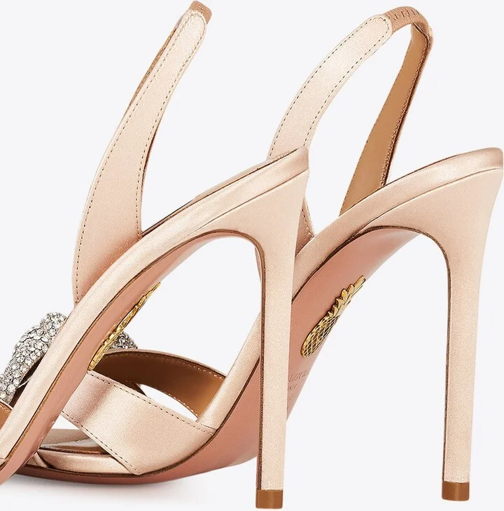 Very Bow Tie 105 Crystal Sandals - Image 3