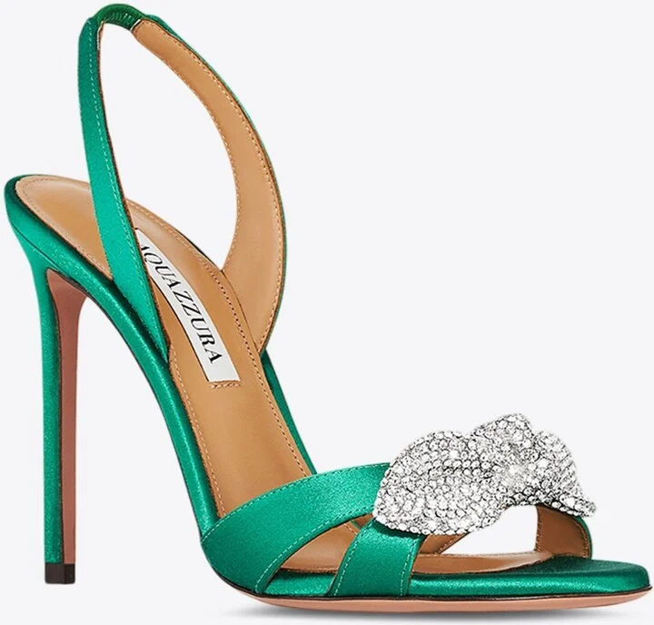 Very Bow Tie 105 Crystal Sandals - Image 2
