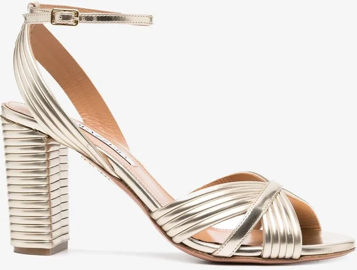 Very Sundance 85 Metallic Leather Sandals
