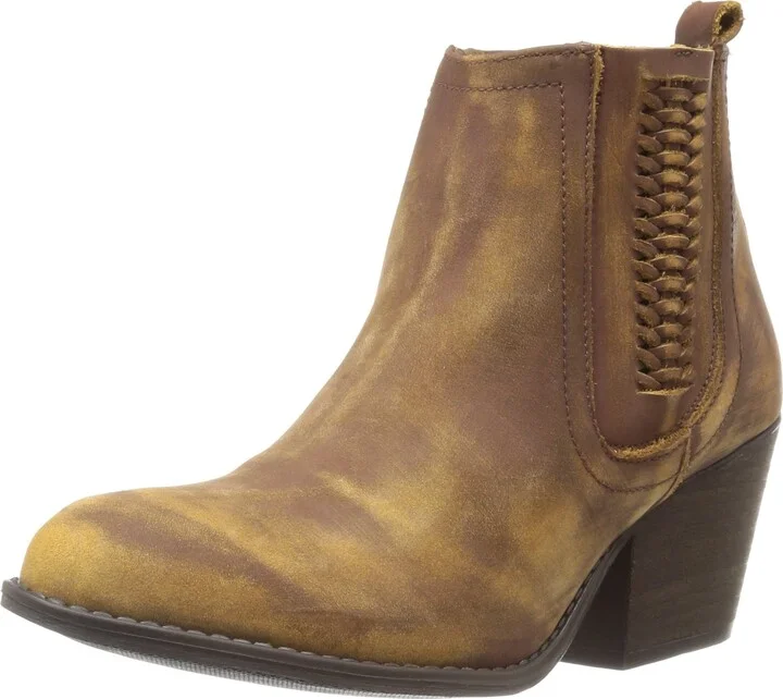 Very Volatile Women's Script Ankle Bootie