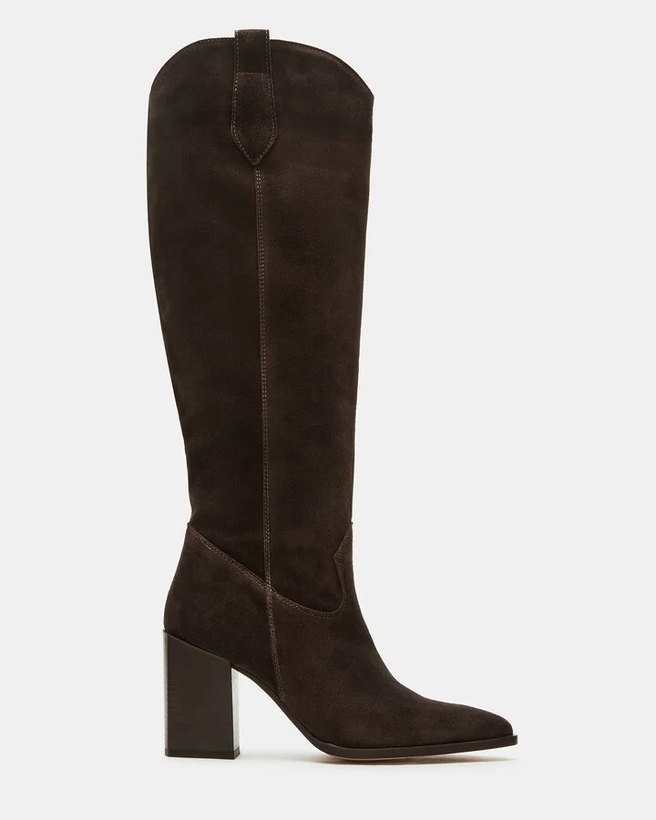 Chocolate Brown Suede