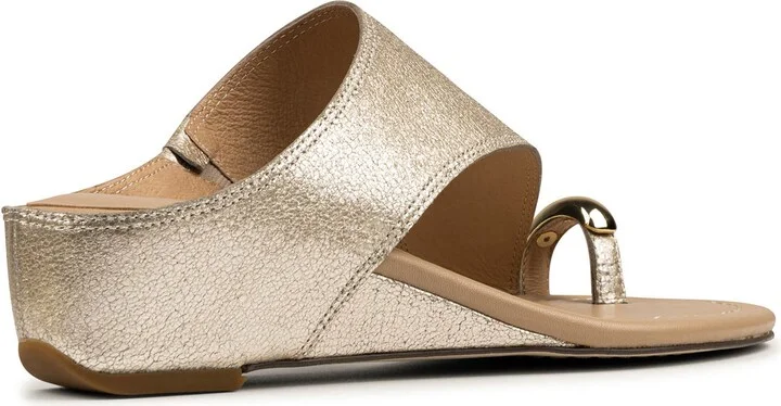 Vesna Toe Loop Wedge Sandal - Image 10
