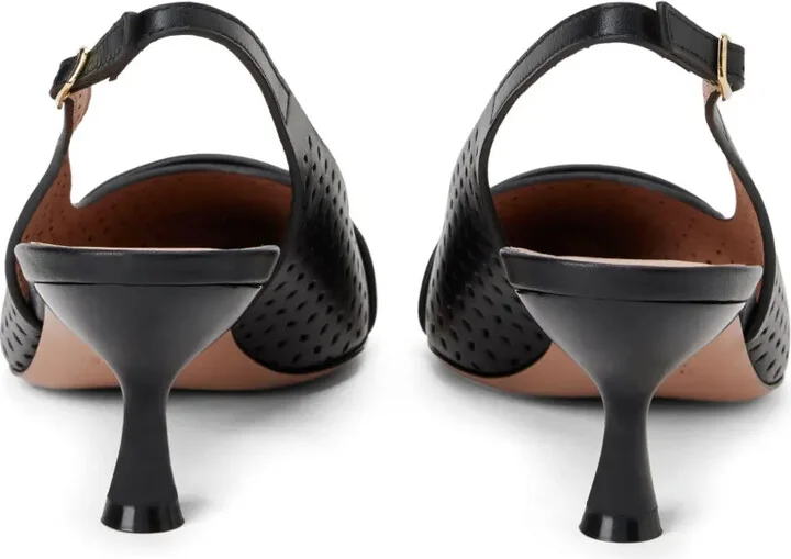 Vesper 70mm perforated-leather pumps - Image 3