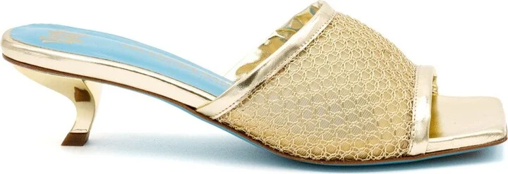 Vesta Low Heel Mesh Slide - Image 6