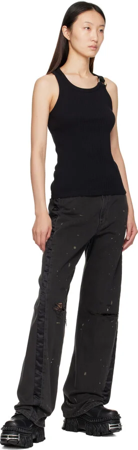 VETEMENTS Black New Rock Edition Combat Boots - Image 5