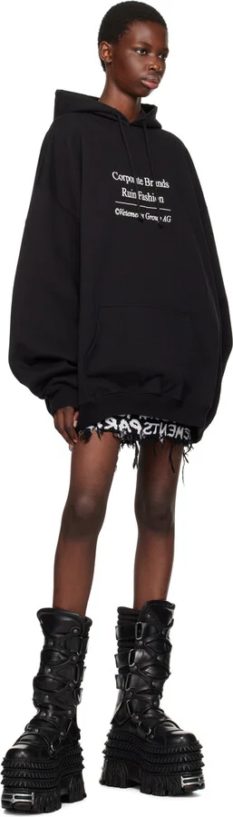 VETEMENTS Black New Rock Edition Tower Boots - Image 5
