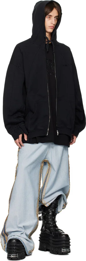 VETEMENTS Black New Rock Edition Tower Boots - Image 5