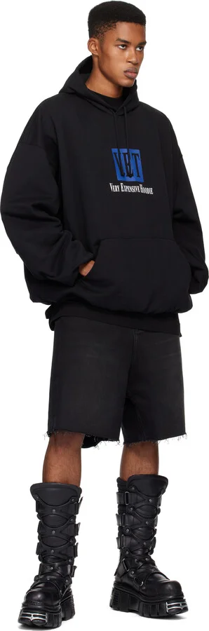 VETEMENTS Black New Rock Edition Tower Boots - Image 5