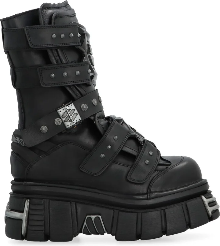 Vetements X New Rock - Leather Gamer Boots