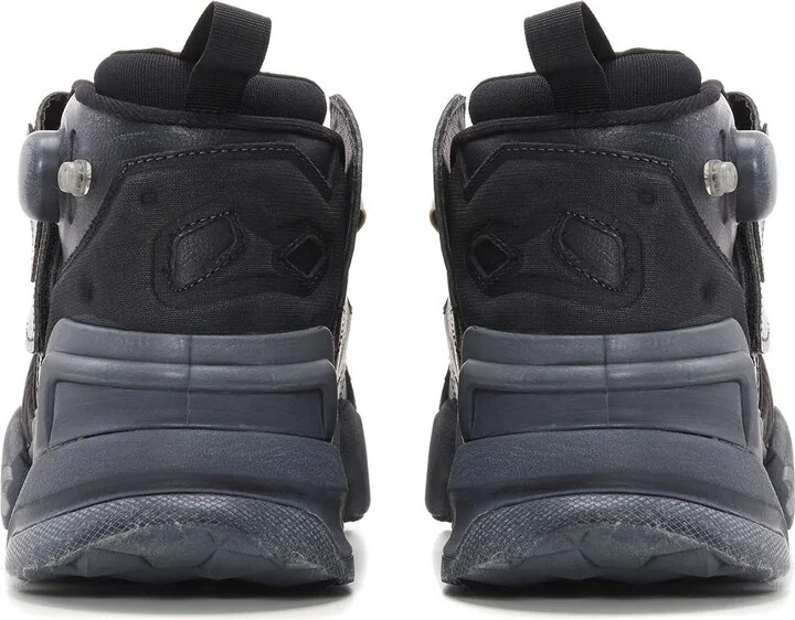 Vetements X Reebok Genetically Modified Pump Sneakers Black