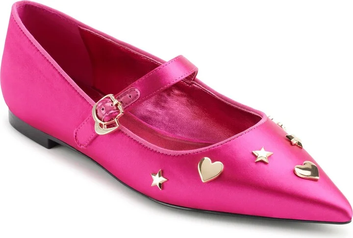 Veyda Pointed Toe Mary Jane Flat