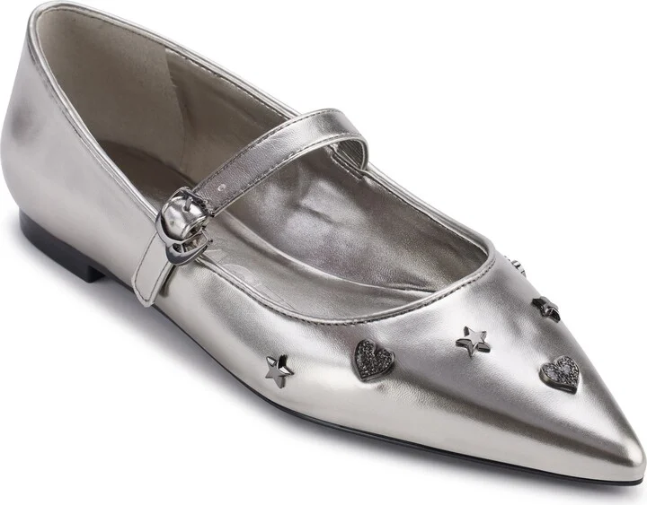 Veyda Pointed Toe Mary Jane Flat