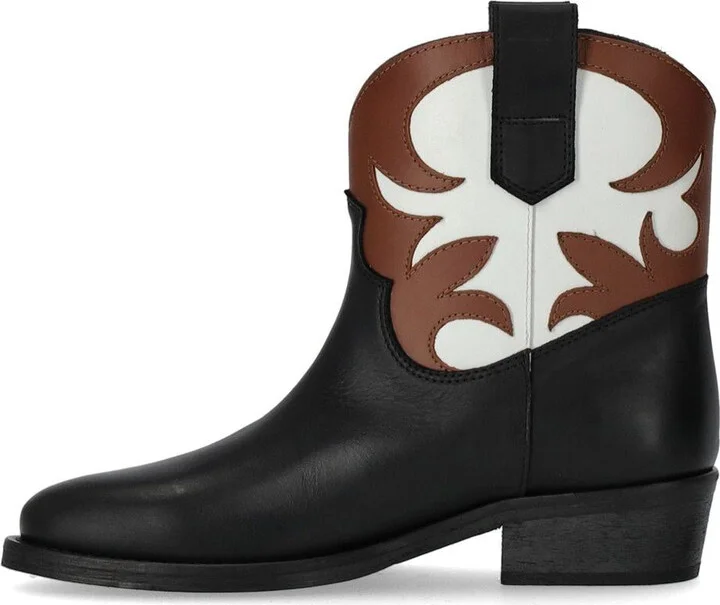 Via Roma 15 Malibu' Santa Monica Tricolor Texan Bootie - Image 3