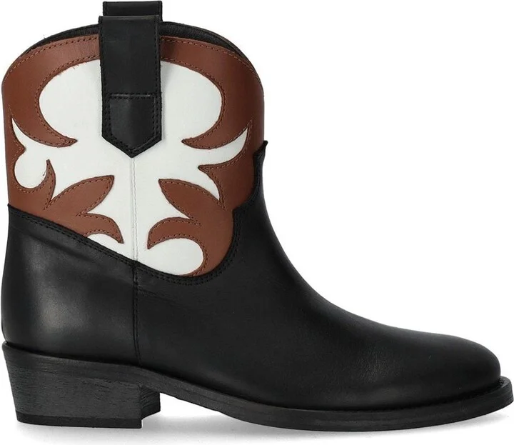 Via Roma 15 Malibu' Santa Monica Tricolor Texan Bootie