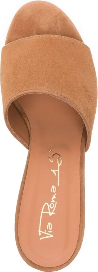 Via Roma 15 Suede Mules - Image 2