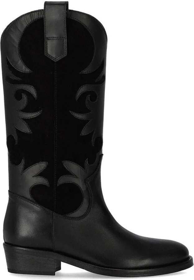 Via Roma 15 Venice Black Texan Boot