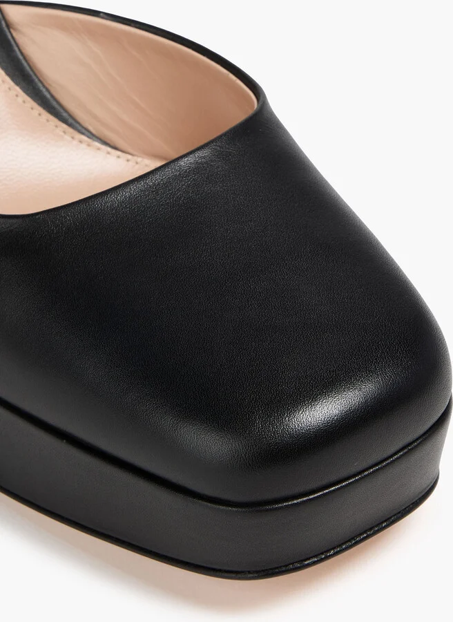 Vian leather platform pumps - Image 4